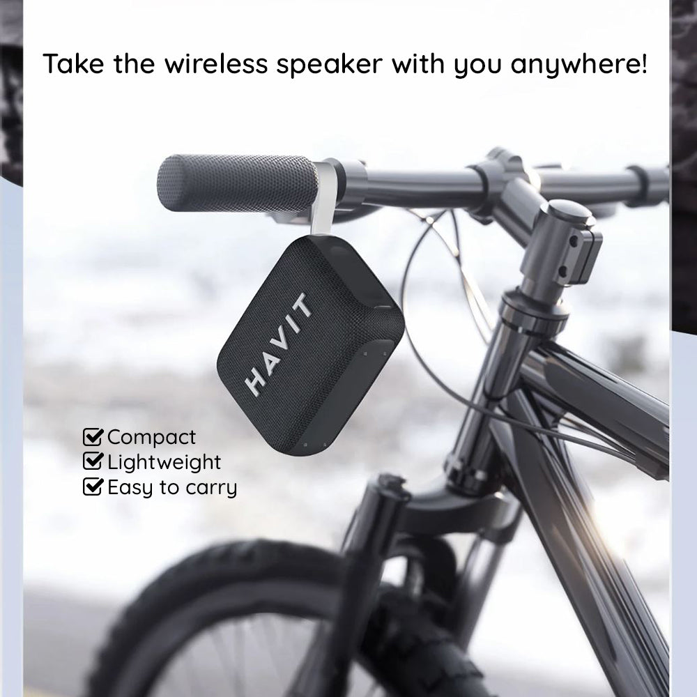 Bluetooth Tragbarer Lautsprecher HAVIT SK874BT, 8W, Wasserdicht, Schwarz