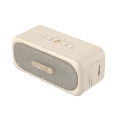 Enceinte Bluetooth HAVIT SK905BT, 20W, Étanche, Beige