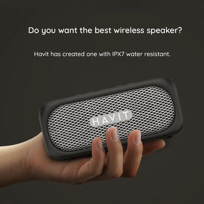 Enceinte Bluetooth HAVIT SK905BT, 20W, Étanche, Beige