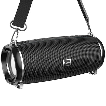 Tragbarer Bluetooth-Lautsprecher HOCO HC2, 2 x 5W, TWS, RGB, Schwarz