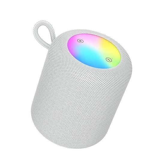 HOCO HC30 Portable Bluetooth Speaker, 5W, TWS, RGB, Grey