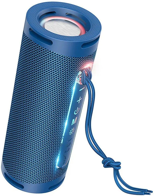 Enceinte Portable Bluetooth HOCO HC9 Dazzling Pulse Sports, 10W, TWS, RGB, Bleue