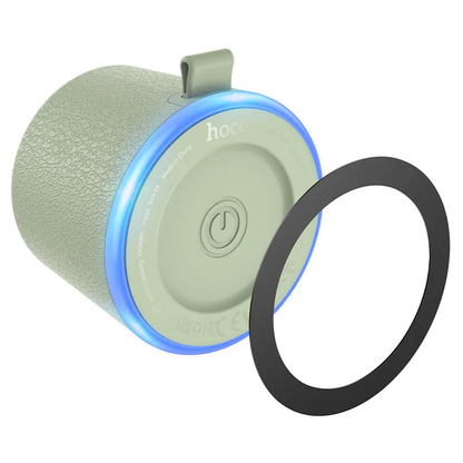 Tragbarer Bluetooth-Lautsprecher HOCO HC49 Mini Magnetic, 8W, TWS, Grün