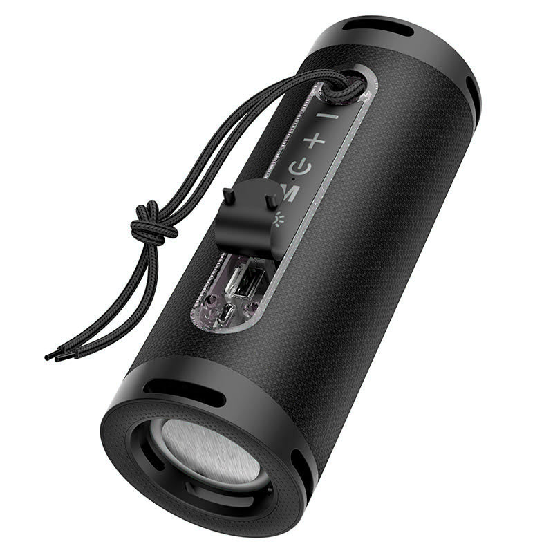 Tragbarer Bluetooth-Lautsprecher HOCO HC9 Dazzling Pulse Sports, 10W, TWS, RGB, Schwarz