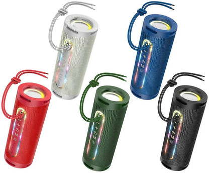 Enceinte Portable Bluetooth HOCO HC9 Dazzling Pulse Sports, 10W, TWS, RGB, Bleue