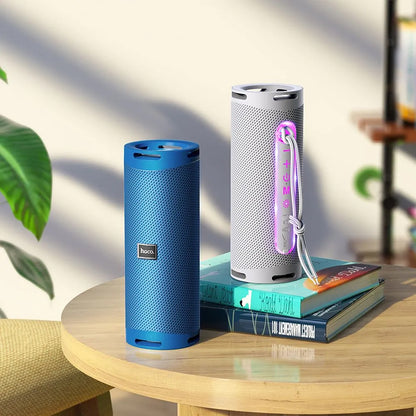 Enceinte Portable Bluetooth HOCO HC9 Dazzling Pulse Sports, 10W, TWS, RGB, Bleue