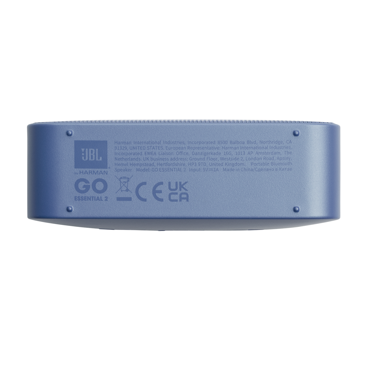 Enceinte Portable Bluetooth JBL Go Essential 2, 3.1W, Pro Sound, Étanche, Bleue JBLGOES2BLUCN