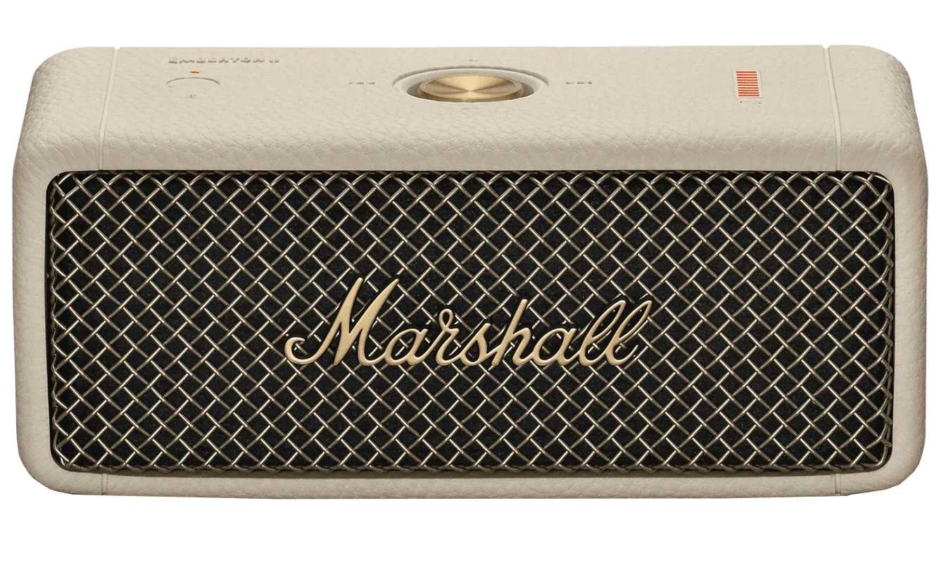 Enceinte Portable Bluetooth Marshall Emberton II, 20W, Étanche, Crème