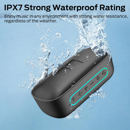 Enceinte Bluetooth Portable Monster S150, 14W, TWS, RGB, Étanche, Noire