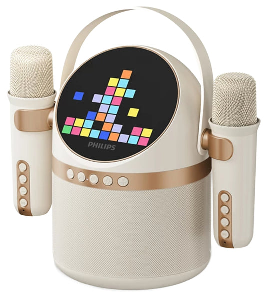 Enceinte Portable Bluetooth Philips, 10W, Karaoke, Beige TAS2509WT/00