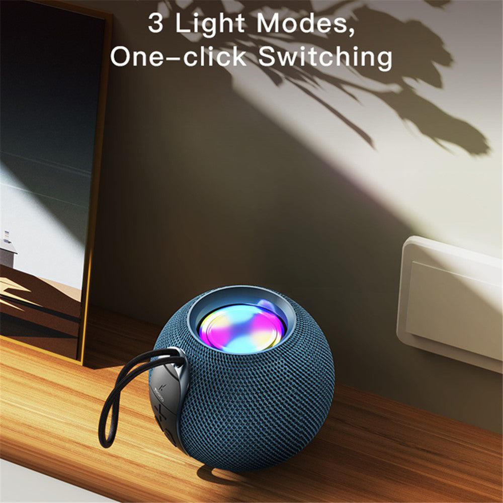 Tragbarer Bluetooth-Lautsprecher Yesido YSW13, 5W, RGB, Blau