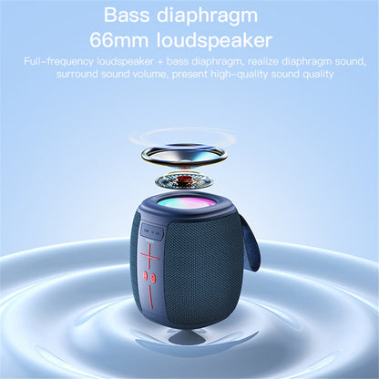 Tragbarer Bluetooth-Lautsprecher Yesido YSW14, 5W, RGB, Blau