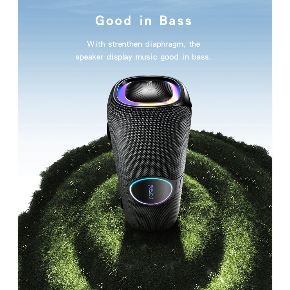 Bluetooth-Lautsprecher Yesido YSW21 Karaoke, 120W, RGB, wasserdicht, Schwarz