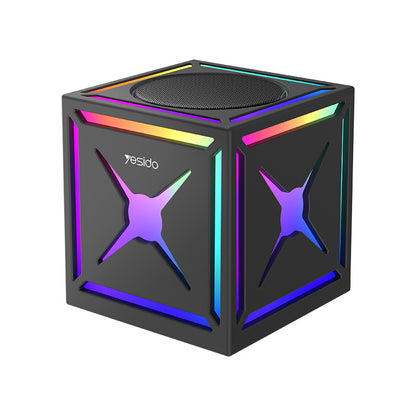 Bluetooth-Lautsprecher Yesido YSW34, 8W, RGB, Schwarz