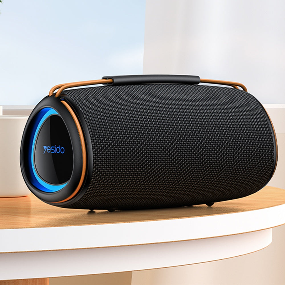 Enceinte Portable Bluetooth Yesido YSW38, 30W, TWS, RGB, Noire