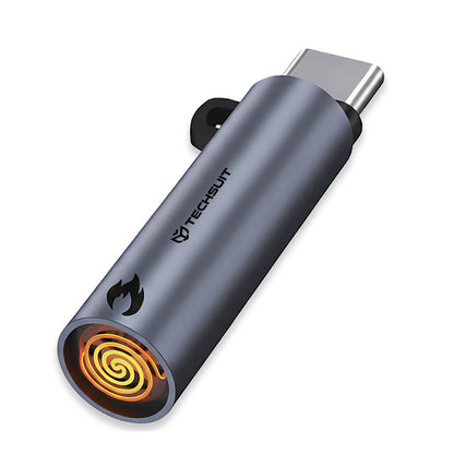 Briquet Électrique Techsuit SmokeX ML1, USB-C, Gris