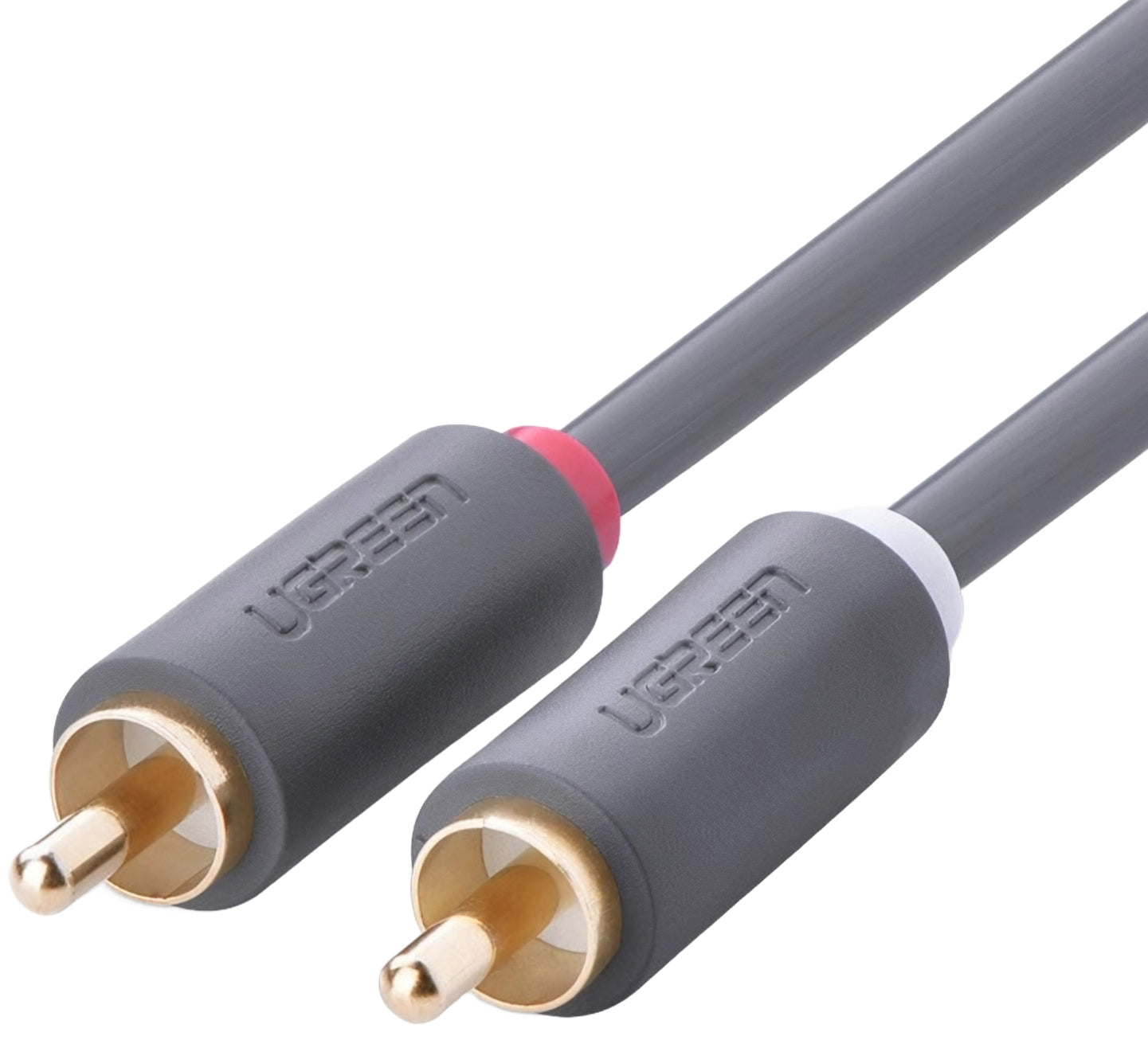 Câble Audio UGREEN AV104, 2 x RCA - 2 x RCA, 5m, Noir