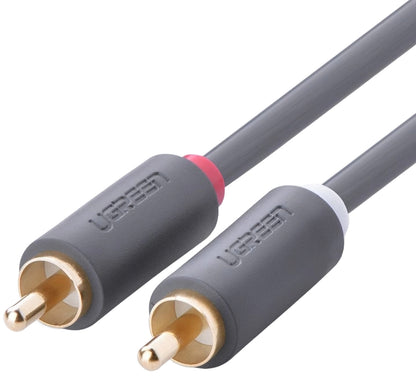 Câble Audio UGREEN AV104, 2 x RCA - 2 x RCA, 5m, Noir