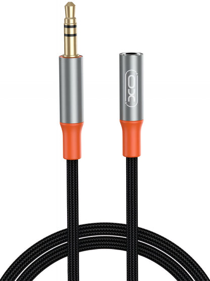 Audio-Kabel 3.5mm - 3.5mm XO Design NB-R269A, 1m, Schwarz