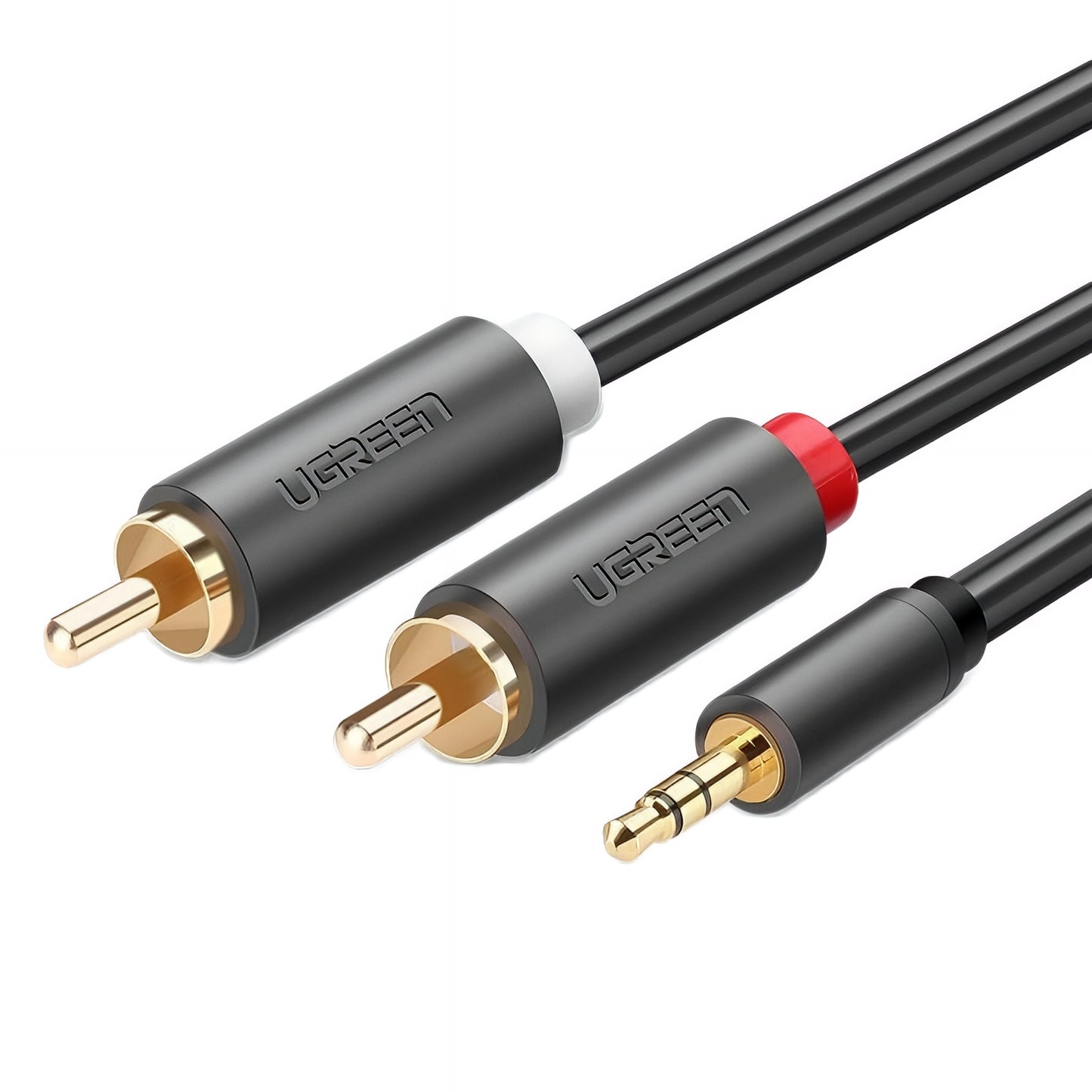 Câble Audio 3.5mm - 2 x RCA UGREEN AV102, 1.5m, Gris