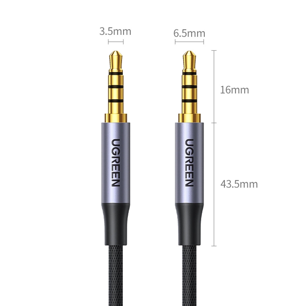 3,5mm Audio-Kabel - 3,5mm UGREEN AV183, 1,5m, Schwarz