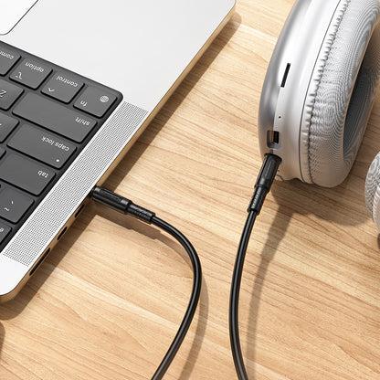 Audio Cable 3.5mm - 3.5mm Borofone BL25 Nice, 1m, Black