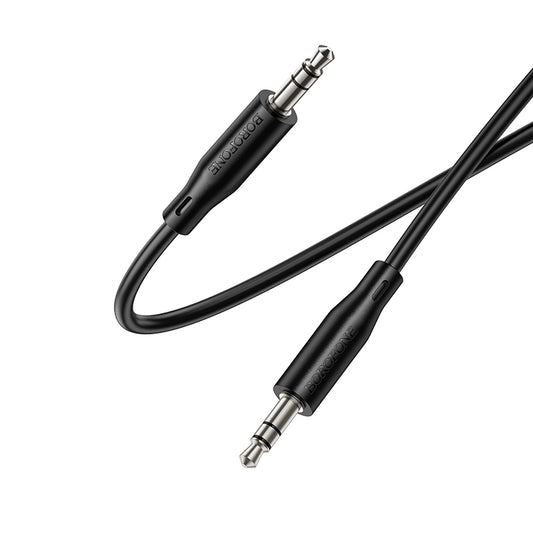 Câble Audio 3,5 mm - 3,5 mm Borofone BL26 Standard, 1 m, Noir