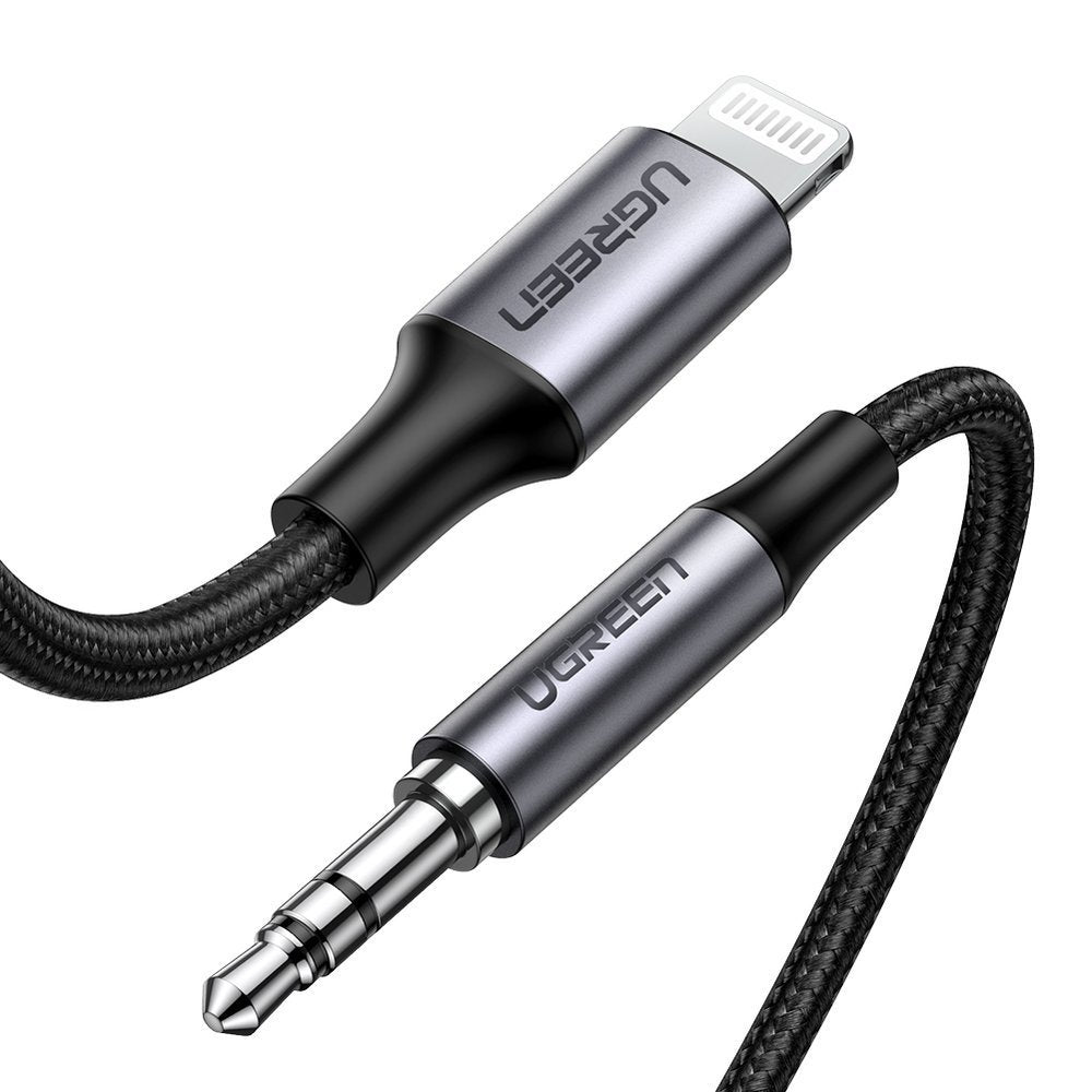 Câble Audio Lightning - 3.5mm UGREEN US315 (70509), 1m, Noir
