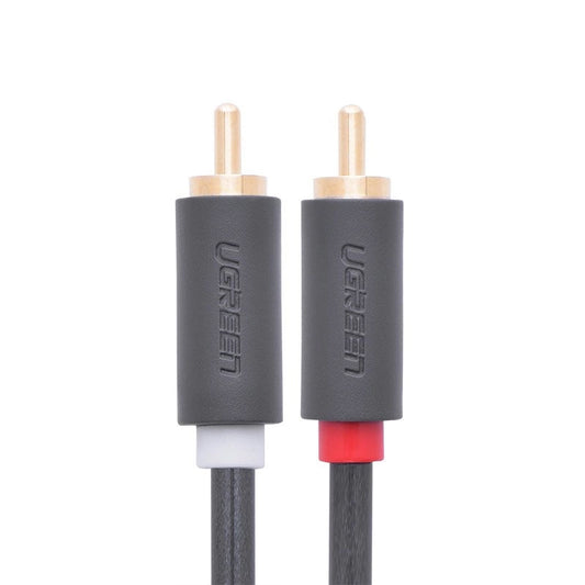 Câble Audio UGREEN AV104, 2 x RCA - 2 x RCA, 2m, Noir
