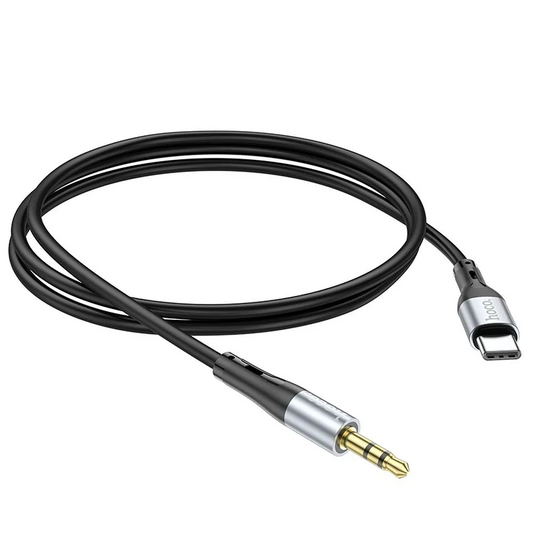 Audio-Kabel USB-C - 3,5mm HOCO UPA22, 1m, Schwarz