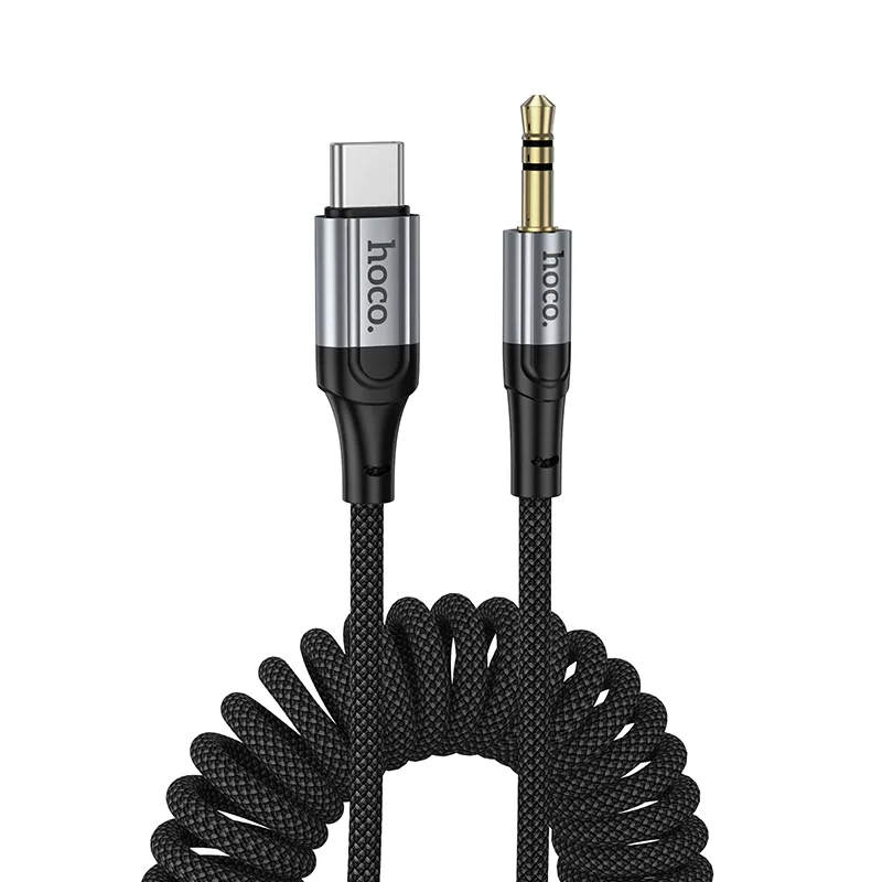 Audio-Kabel USB-C - 3,5mm HOCO UPA33B, 1,5m, Schwarz