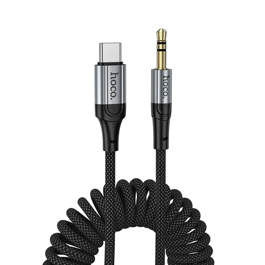 Audio-Kabel USB-C - 3,5mm HOCO UPA33B, 1,5m, Schwarz
