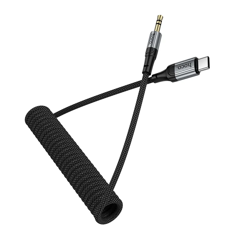 Audio-Kabel USB-C - 3,5mm HOCO UPA33B, 1,5m, Schwarz