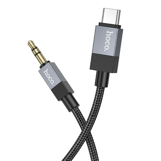 Audio-Kabel USB-C - 3,5mm HOCO UPA32B, 1m, Schwarz