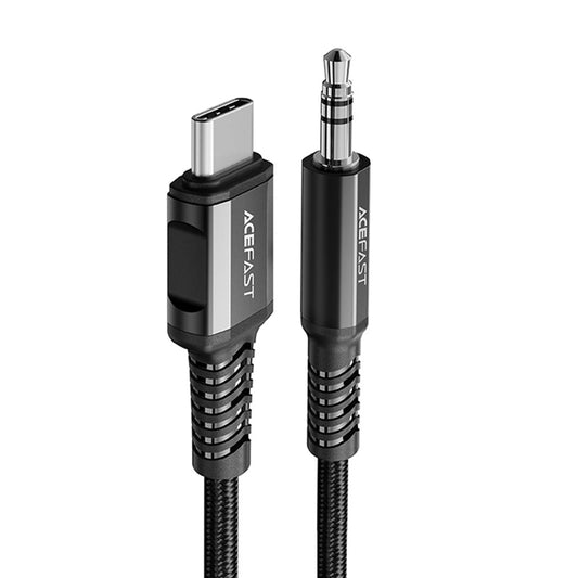 Câble Audio USB-C - 3.5mm Acefast C1-08, 1.2m, Noir