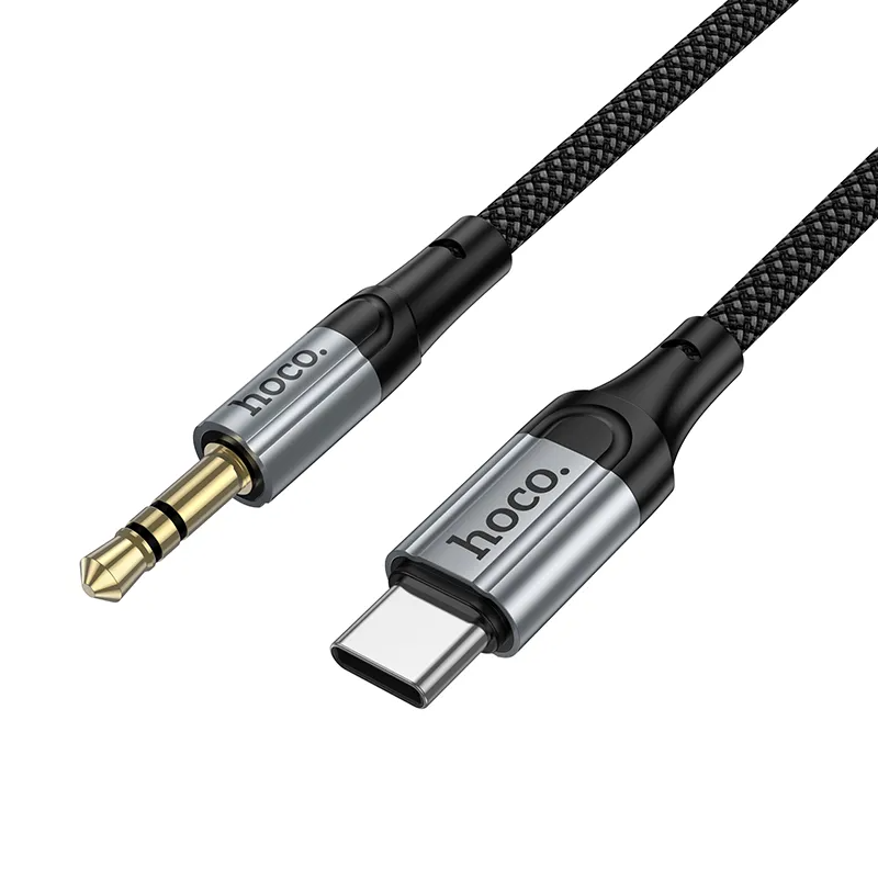 Audio-Kabel USB-C - 3,5mm HOCO UPA33B, 1,5m, Schwarz