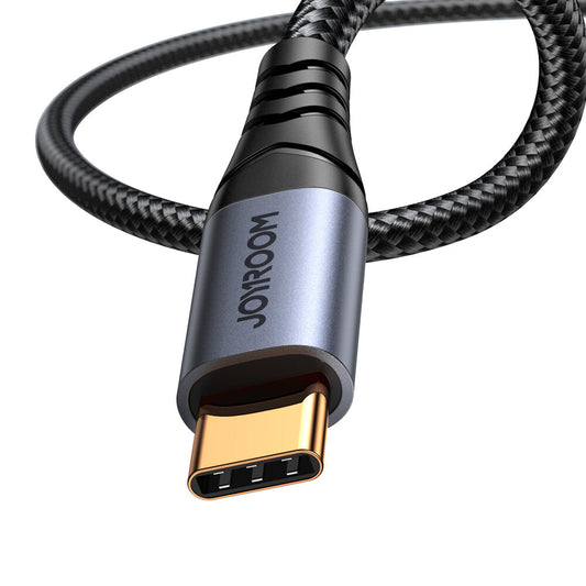 Audio-Kabel USB-C - 3,5mm Joyroom SY-A07, 1,2m, Schwarz