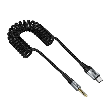 Audio-Kabel USB-C - 3,5mm HOCO UPA33B, 1,5m, Schwarz