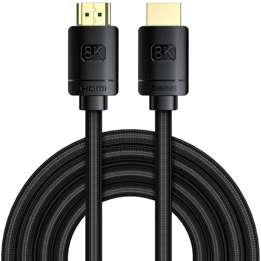 Baseus High Definition Series Video Cable, HDMI - HDMI, 8K, 3m, Black CAKGQ-L01