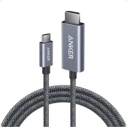 Câble Audio et Vidéo USB-C - HDMI Anker Nano, 1.8m, Gris A87E0H12