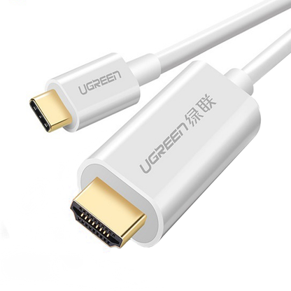 Câble Audio et Vidéo USB-C - HDMI UGREEN MM121, 1.5m, Blanc