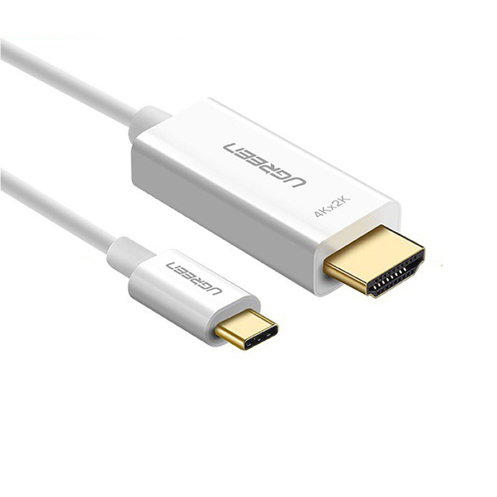 Câble Audio et Vidéo USB-C - HDMI UGREEN MM121, 1.5m, Blanc
