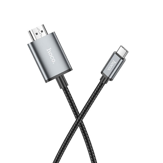 Audio- und Videokabel USB-C - HDMI HOCO UA27, 2m, Grau