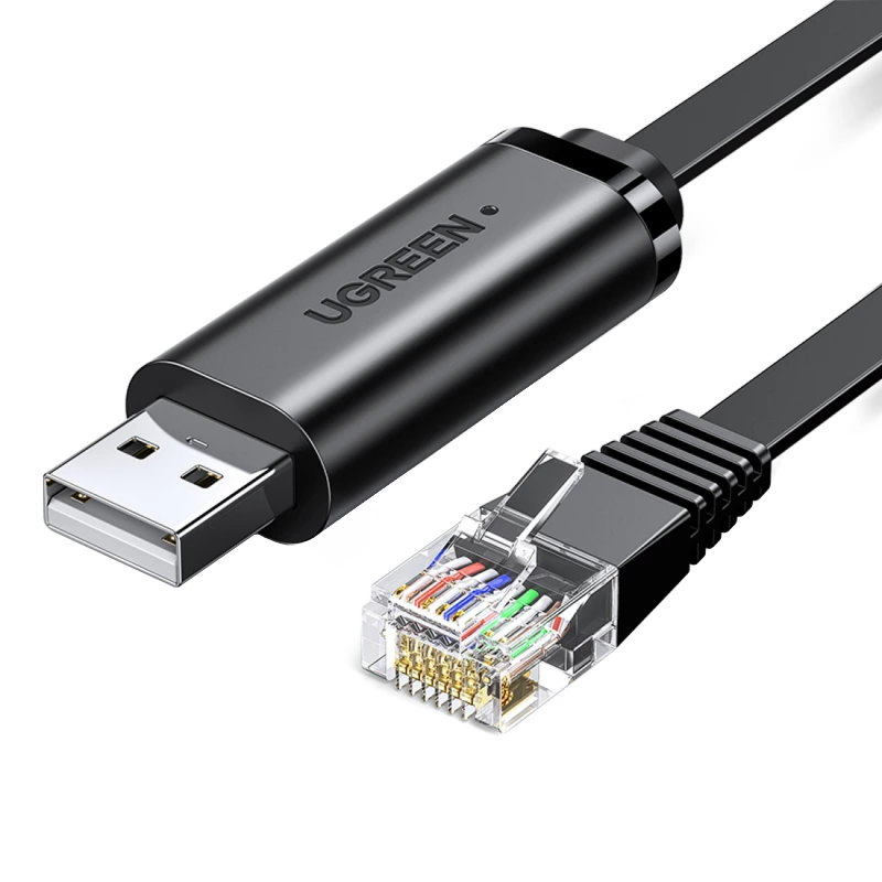 Câble Console USB UGREEN CM204, RJ45, 3m, Noir