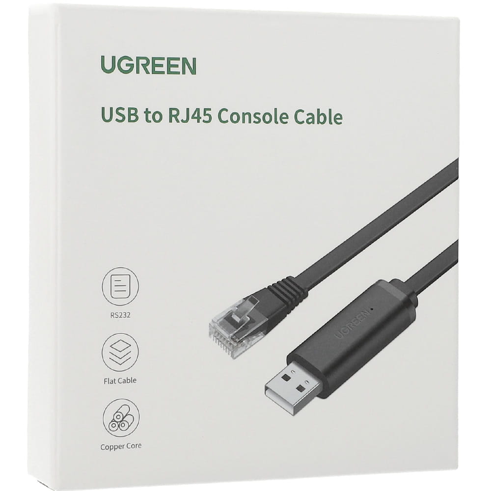 Câble Console USB UGREEN CM204, RJ45, 3m, Noir