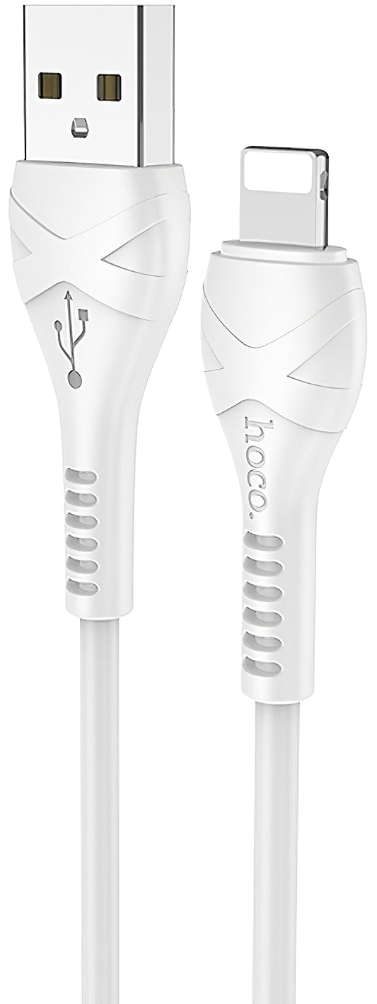 Câble de Données et de Charge USB-A - Lightning HOCO X37, 18W, 1m, Blanc