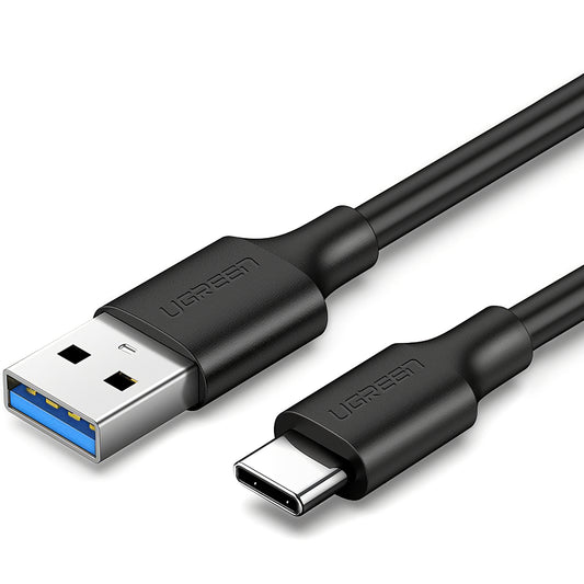 Daten- und Ladekabel USB-A - USB-C UGREEN US184, 60W, 2m, Schwarz