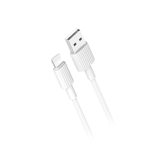 Daten- und Ladekabel USB-A - Lightning XO Design NB156, 18W, 1m, Weiß