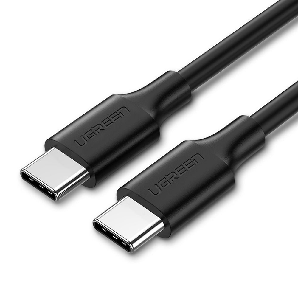 Câble de Données et de Charge USB-C - USB-C UGREEN US286, 60W, 1m, Noir