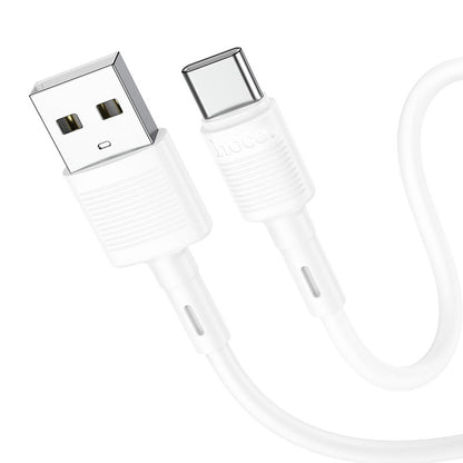 Câble de Données et de Charge USB-A - USB-C HOCO X83 Victory, 20W, 1m, Blanc